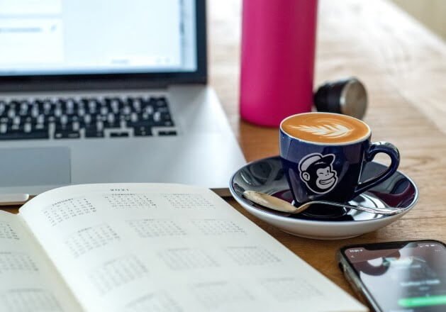 Student desk in the Diploma of Marketing and Communications at the Australian Pacific College