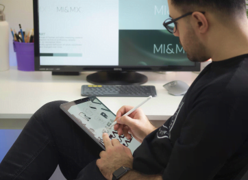 Australian Pacific College Advanced Diploma of Graphic Design student