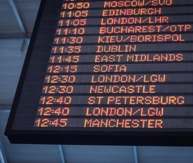 Airport sign