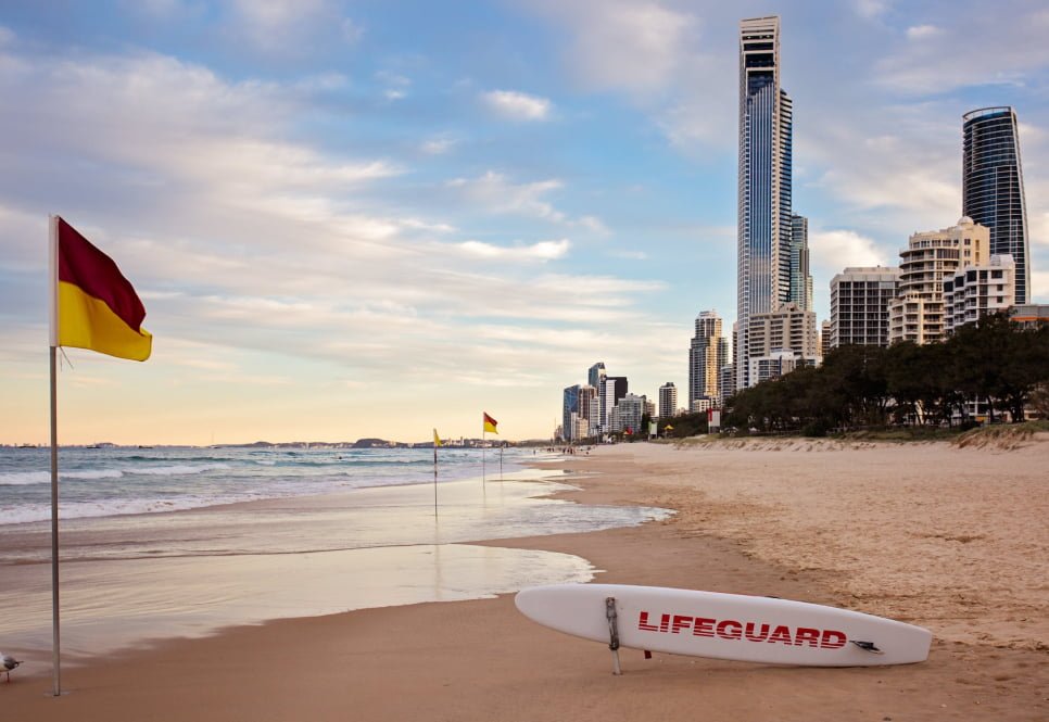A location shot near the Australian Pacific College Gold Coast Campus