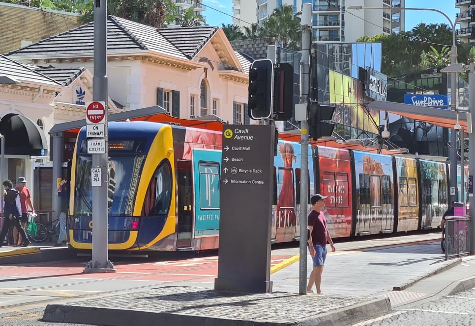 A location shot near the Australian Pacific College Gold Coast Campus