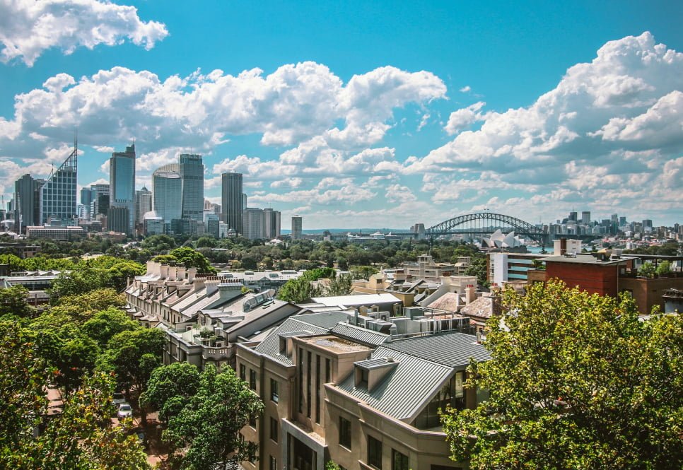 A location shot near the Australian Pacific College, York St, Sydney campus