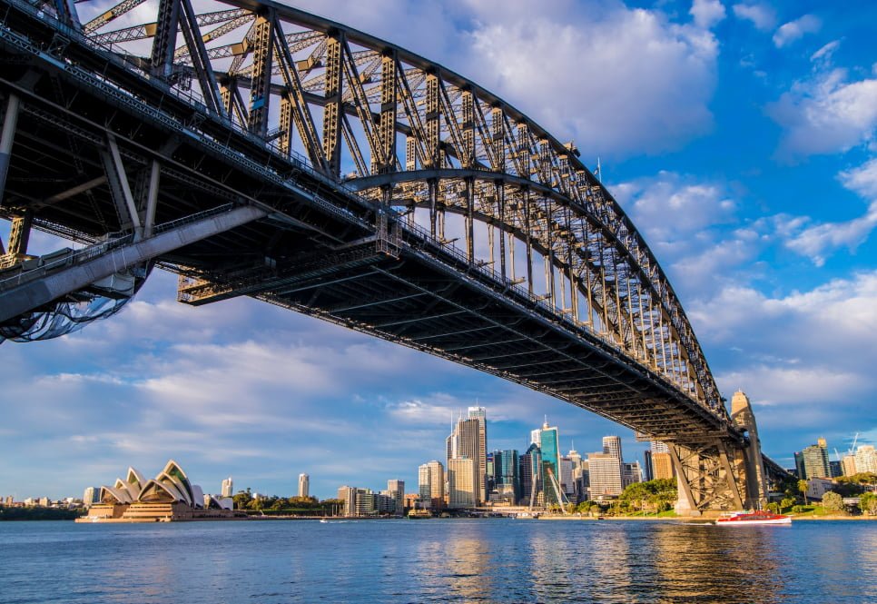Sydney Harbour Bridge near the English Unlimited campus Kent Street, Sydney