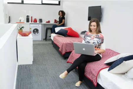 Australian Pacific College students sharing a room at 2Stay