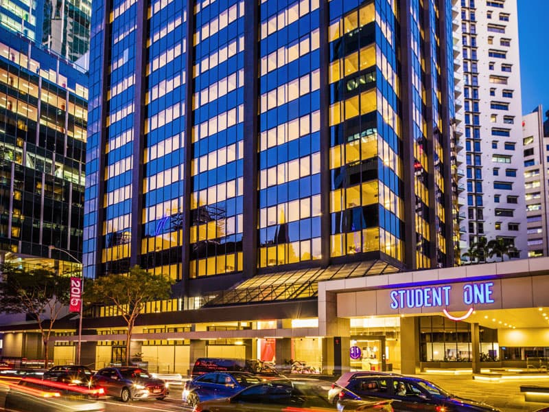 Student One provides accommodation for students of the Australian Pacific College in Brisbane.